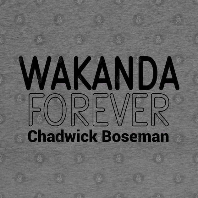 Wakanda Forever, R.I.P Chadwick Boseman by Redmart